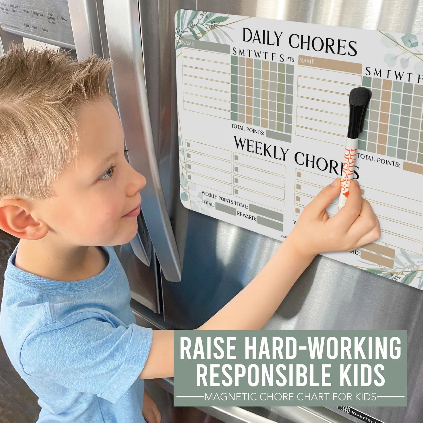 Family Routine Magnet Board